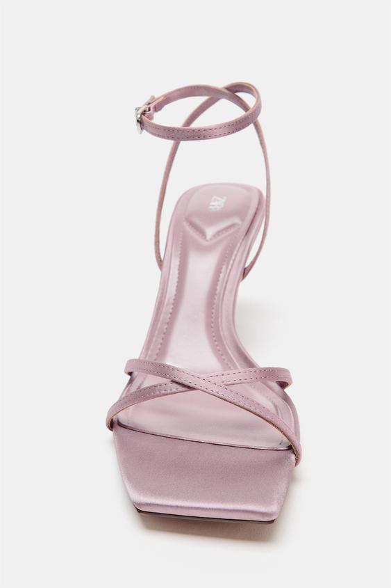 SANDALES COMPENSÉES - Violet mauve de Zara - Image 4