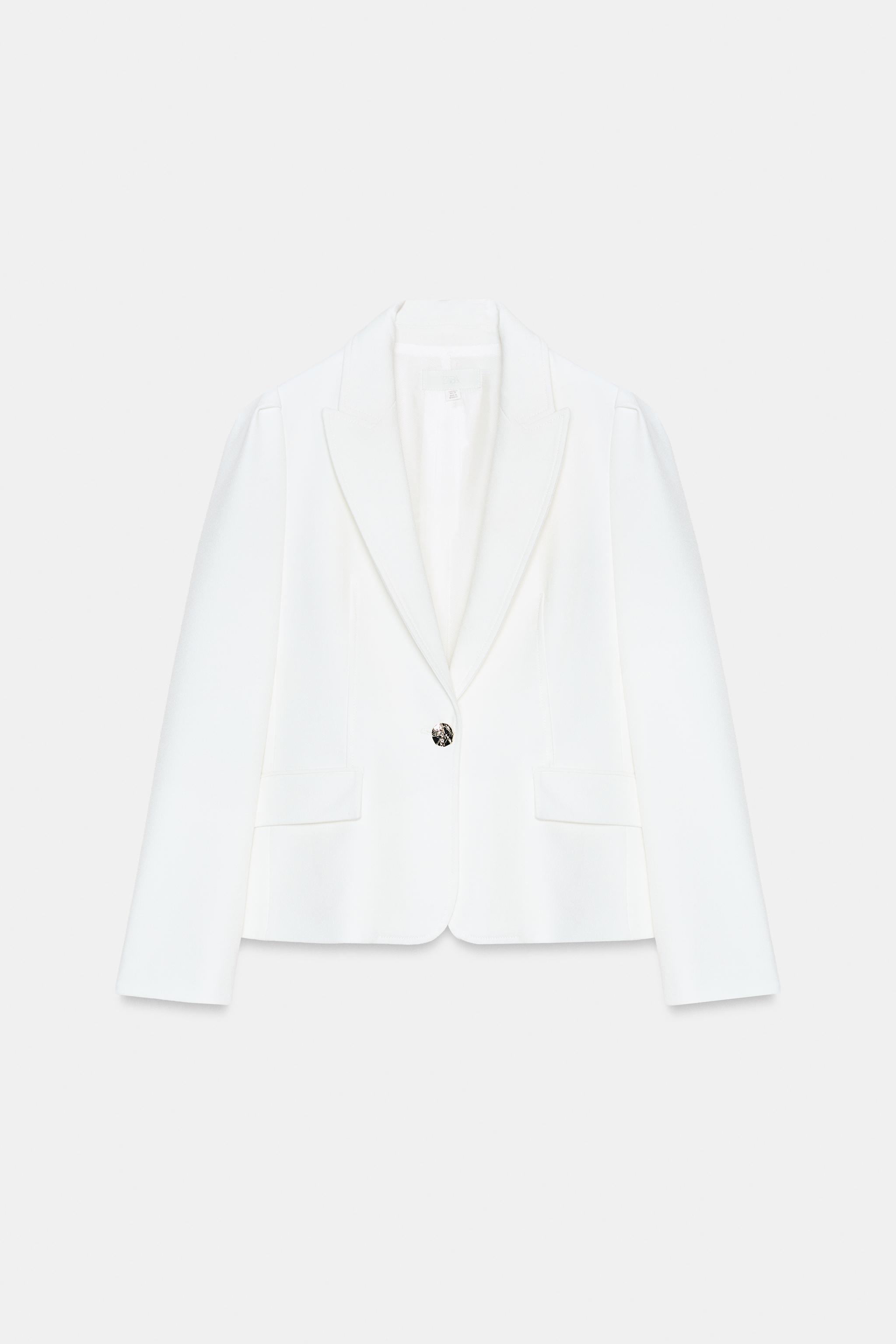 VESTE AJUSTÉE ÉPAULES MARQUÉES
