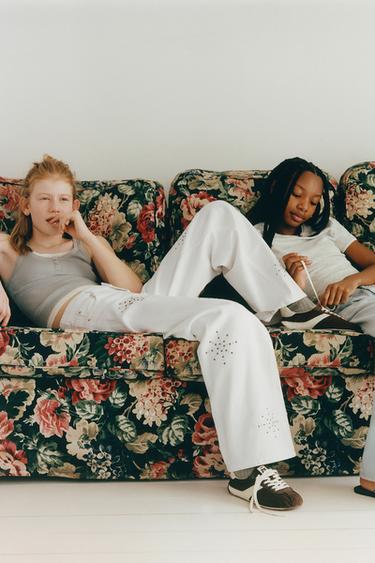 TRIČKO S DVOJITÝM ŽEBROVÁNÍM - Šedá od Zara