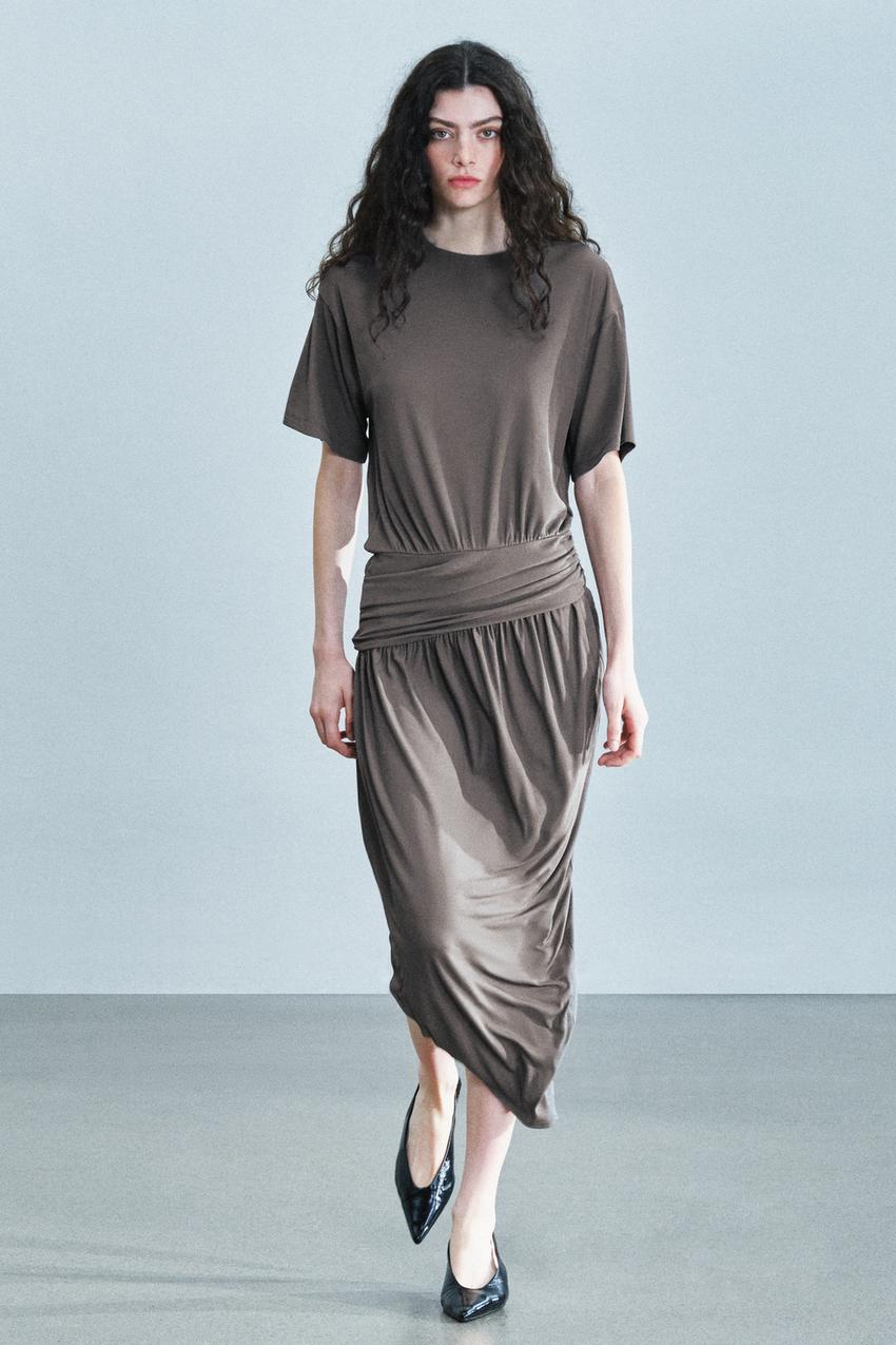 gray dress blue shoes DRAPED - / Women's Plus Black Floral Material~Cotton Colour:Isha Genuine Leather Sole