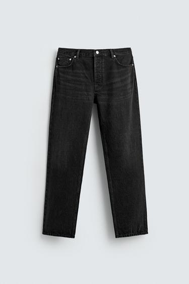 SLIM FIT JEANS - Charcoal by Zara