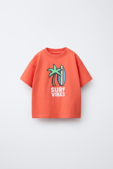 GAMING PRINT T-SHIRT - Red by Zara