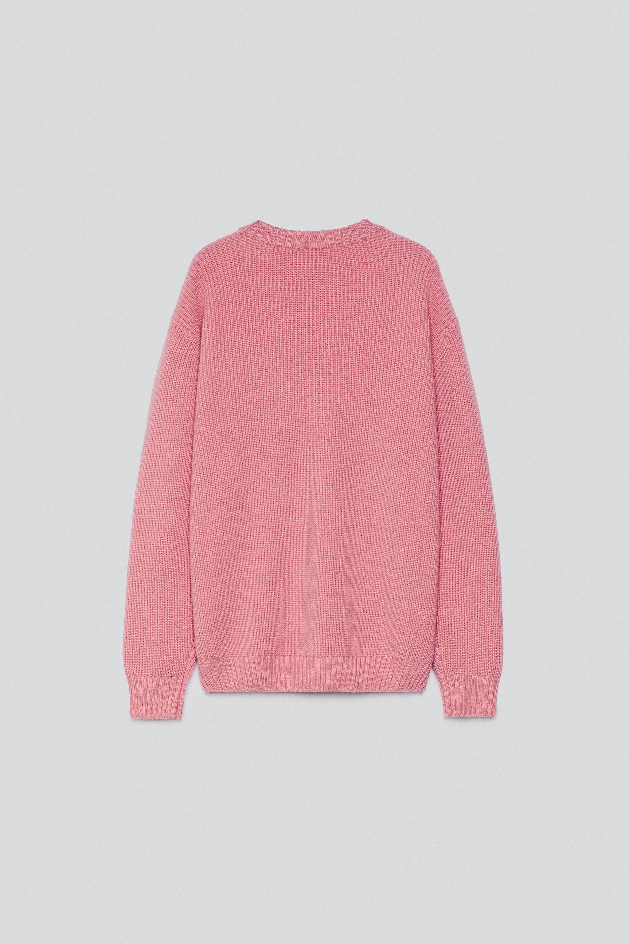 PULL 100 % CACHEMIRE COL EN V