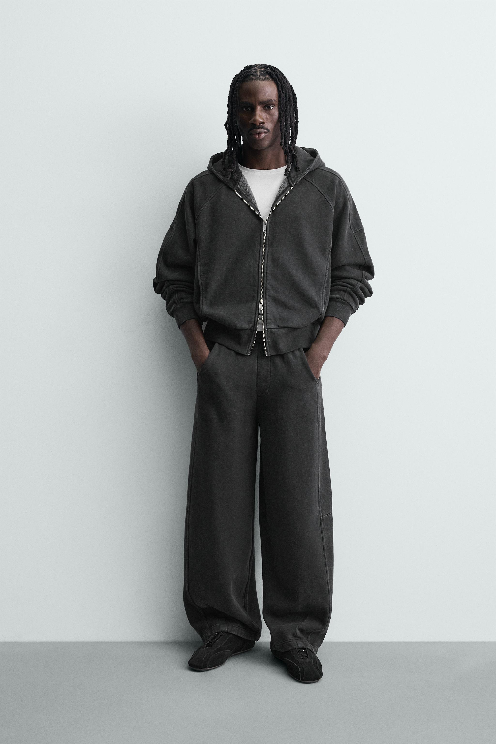 PANTALON JOGGER COUPE BALLON DÉLAVÉ