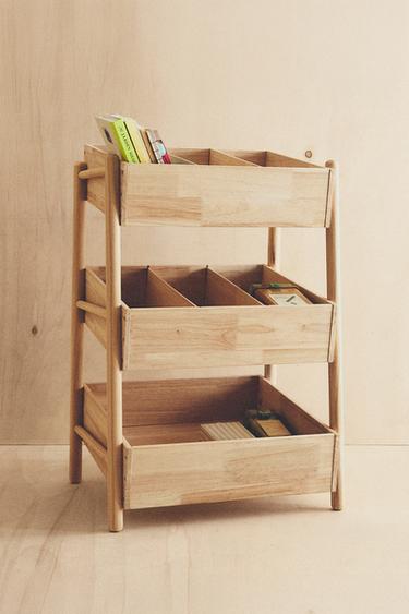 BØRNEHYLDER MED SKUFFER - lys beig fra Zara