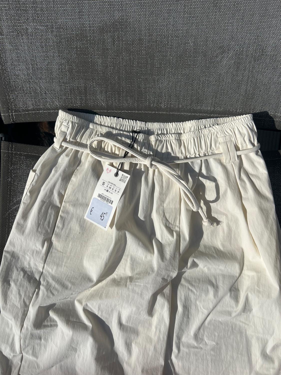ZW COLLECTION POPLIN TROUSERS - Image 4