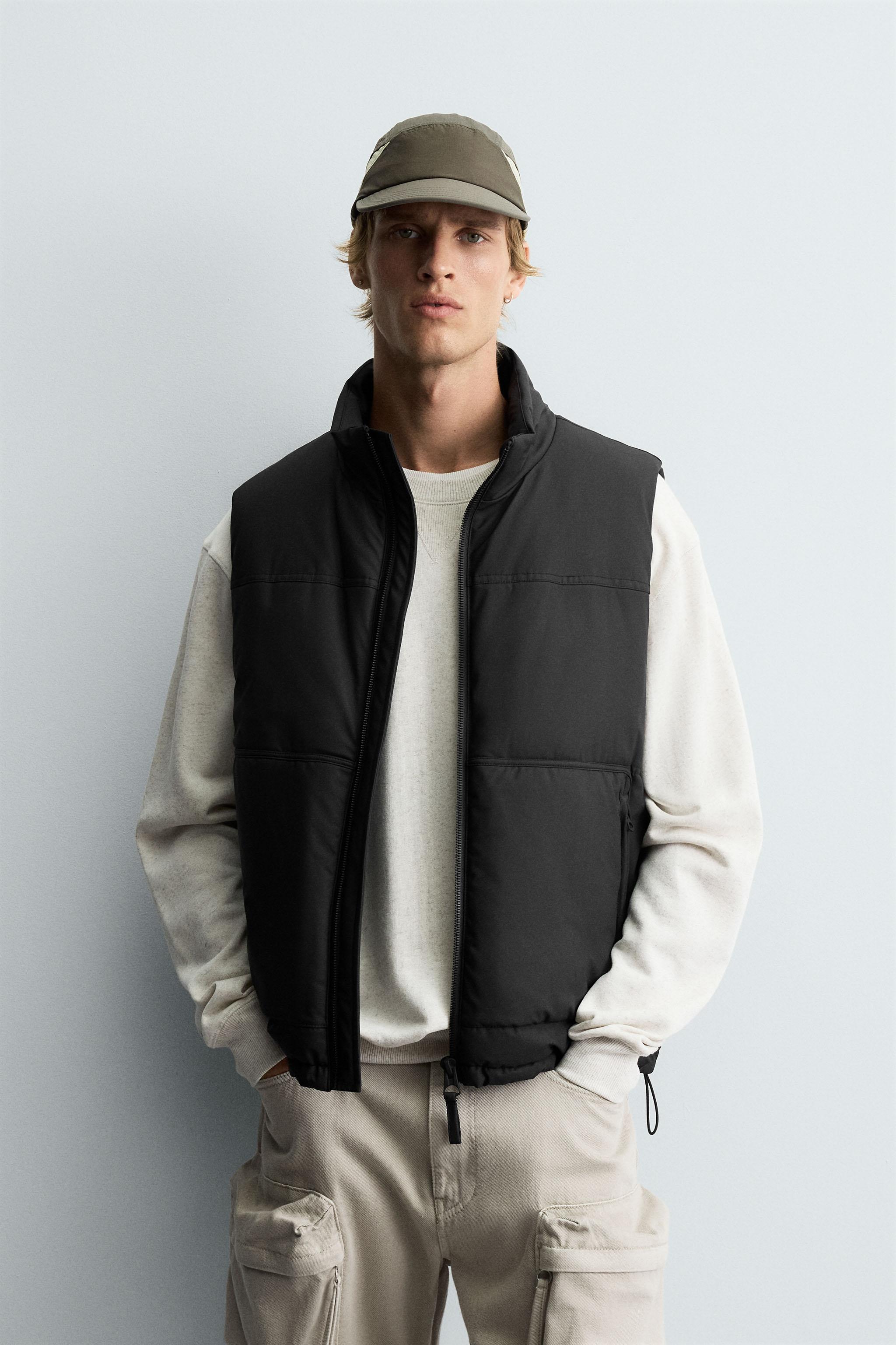 関税負担★ZARA★RUBBERISED PADDED CROP GILET RUBBERISED CROPPED PUFFER GILET