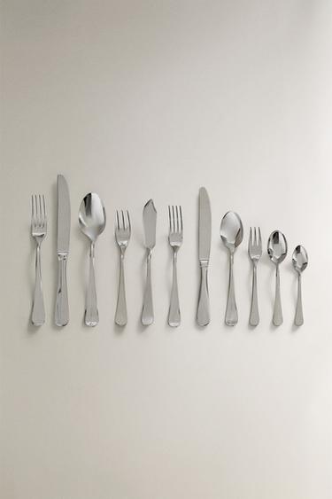 SILVER STEEL BRUNCH FORK - Steel by Zara - Image 1
