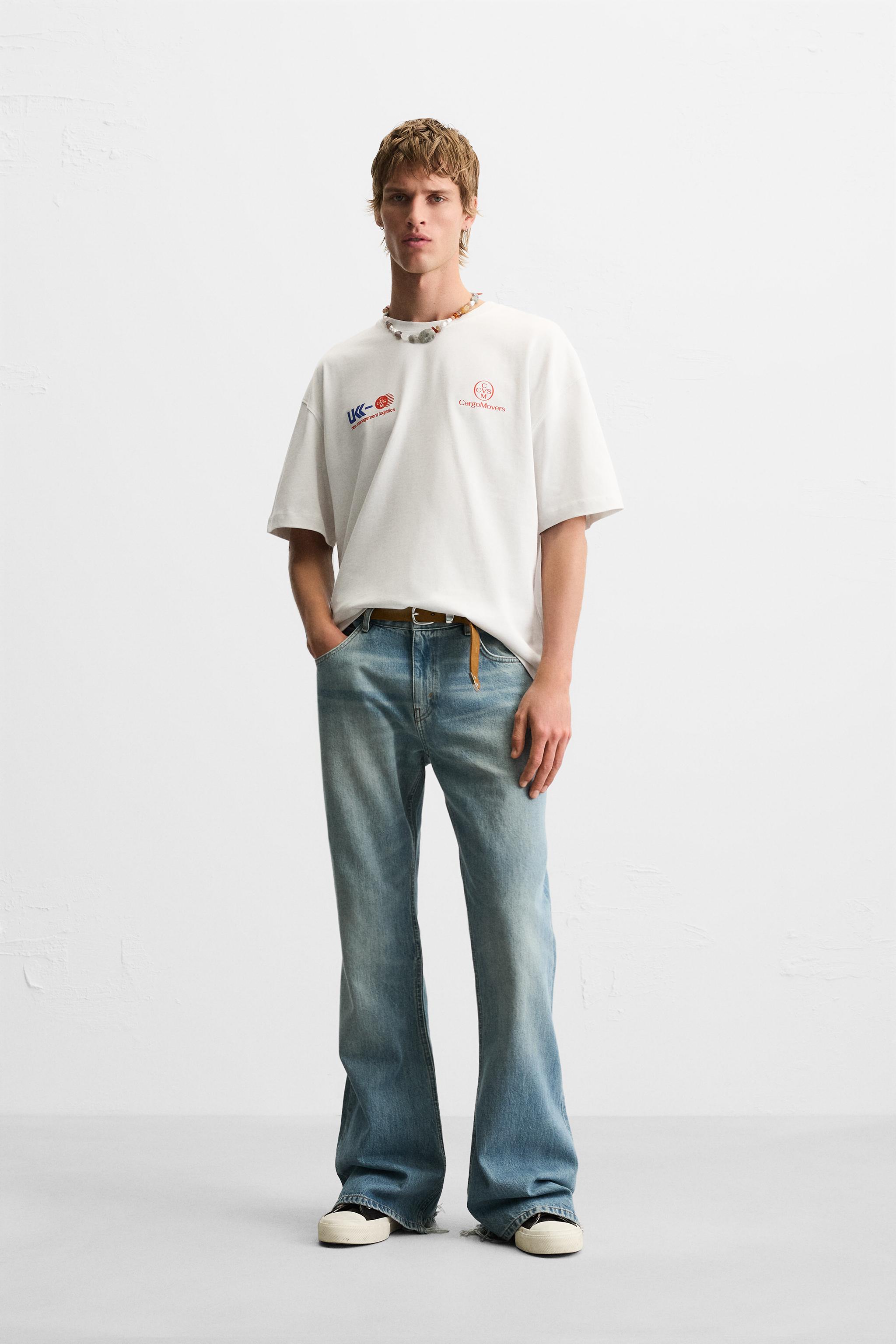 ZARA コントラストプリント スウェットシャツ - メルカリ