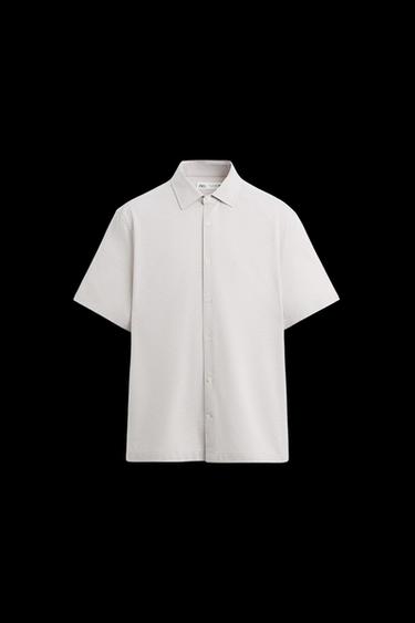 CAMISA REGULAR FIT SOFT - Beige claro de Zara - Imagen 0