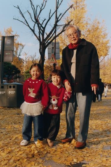 애니멀 니트 스웨터 - Zara 레드