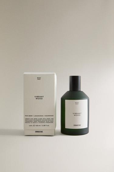 (100 ML) VIBRANT WOOD BODY MIST - Green by Zara