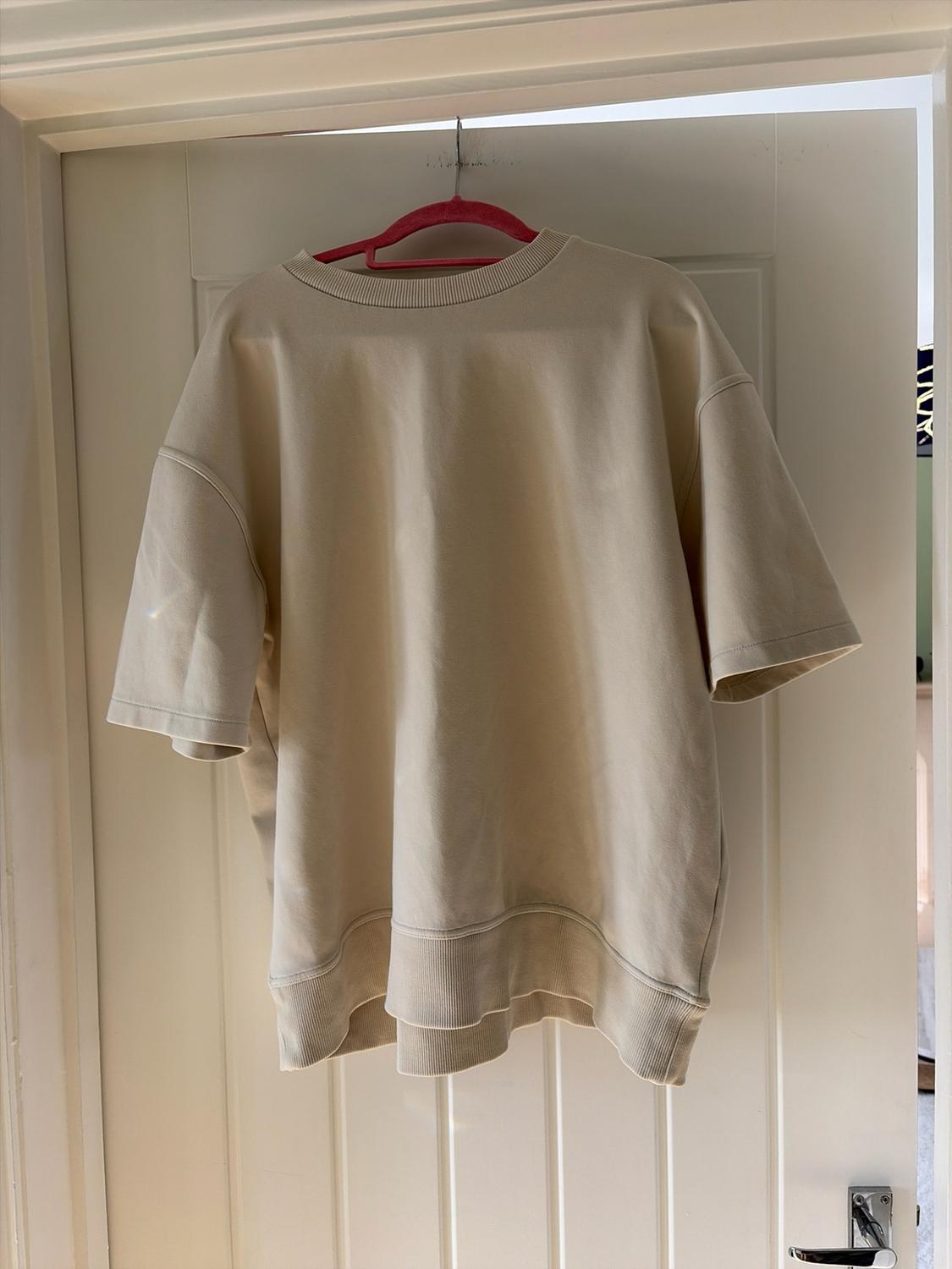 SHORT SLEEVE OVERSIZE SWEATSHIRT - Image 3
