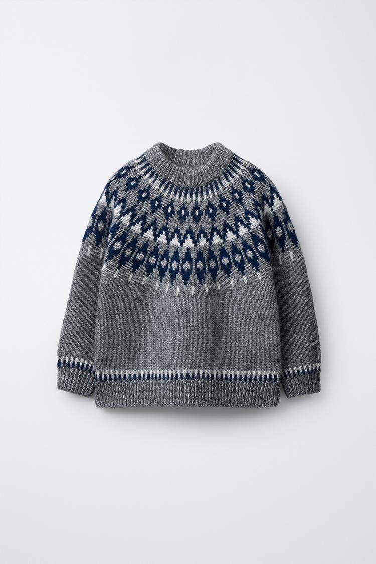 JACQUARD KNIT JUMPER