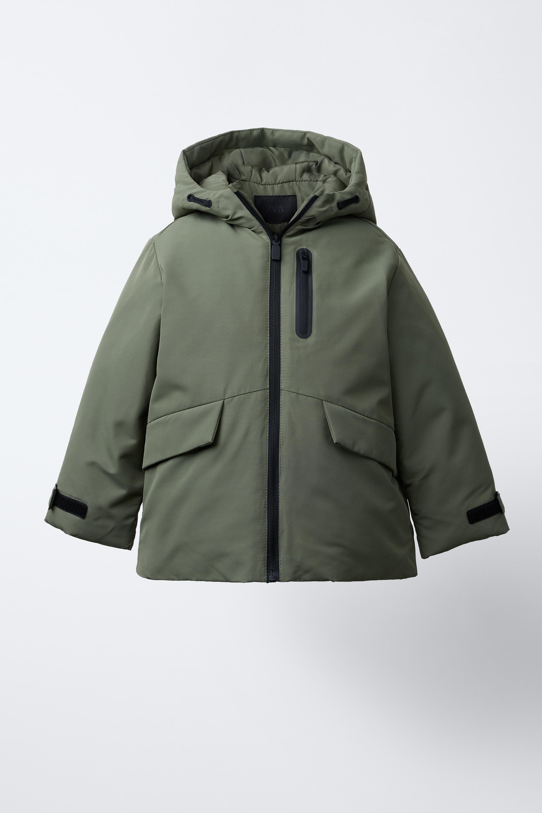 WASSERABWEISENDE PARKA Khaki ZARA Österreich Austria