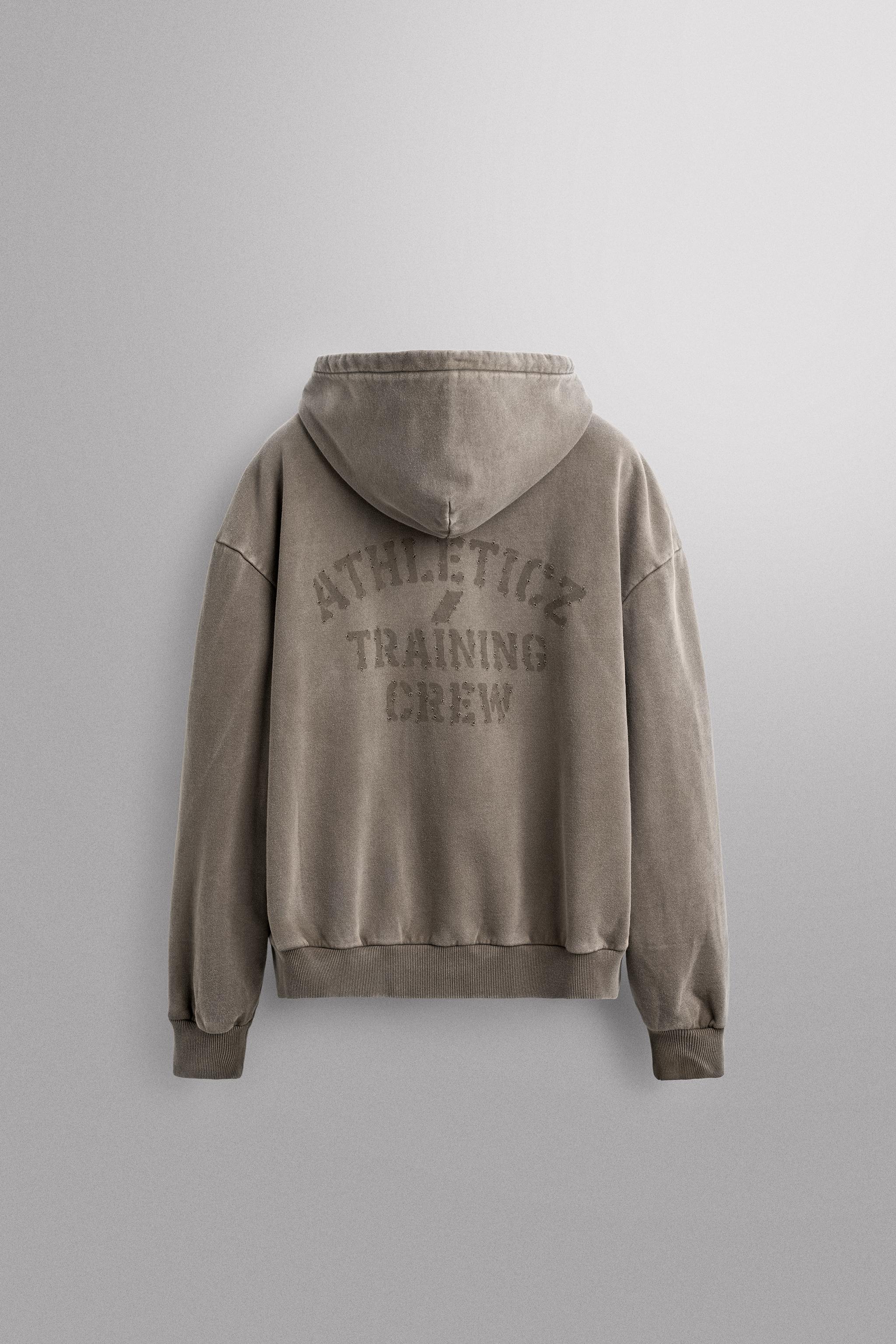 WASHED RELAXED FIT TRAINING SWEATSHIRT