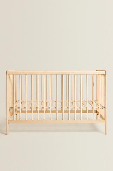 KLASSIEK HOUTEN LEDIKANT - Lichtbeige van Zara