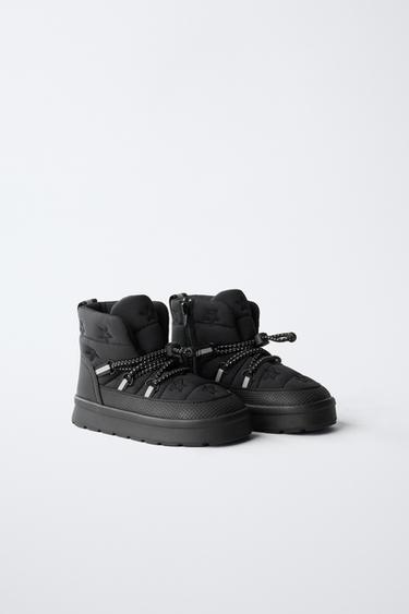 WATER-REPELLENT SNOW BOOTS - Black by Zara
