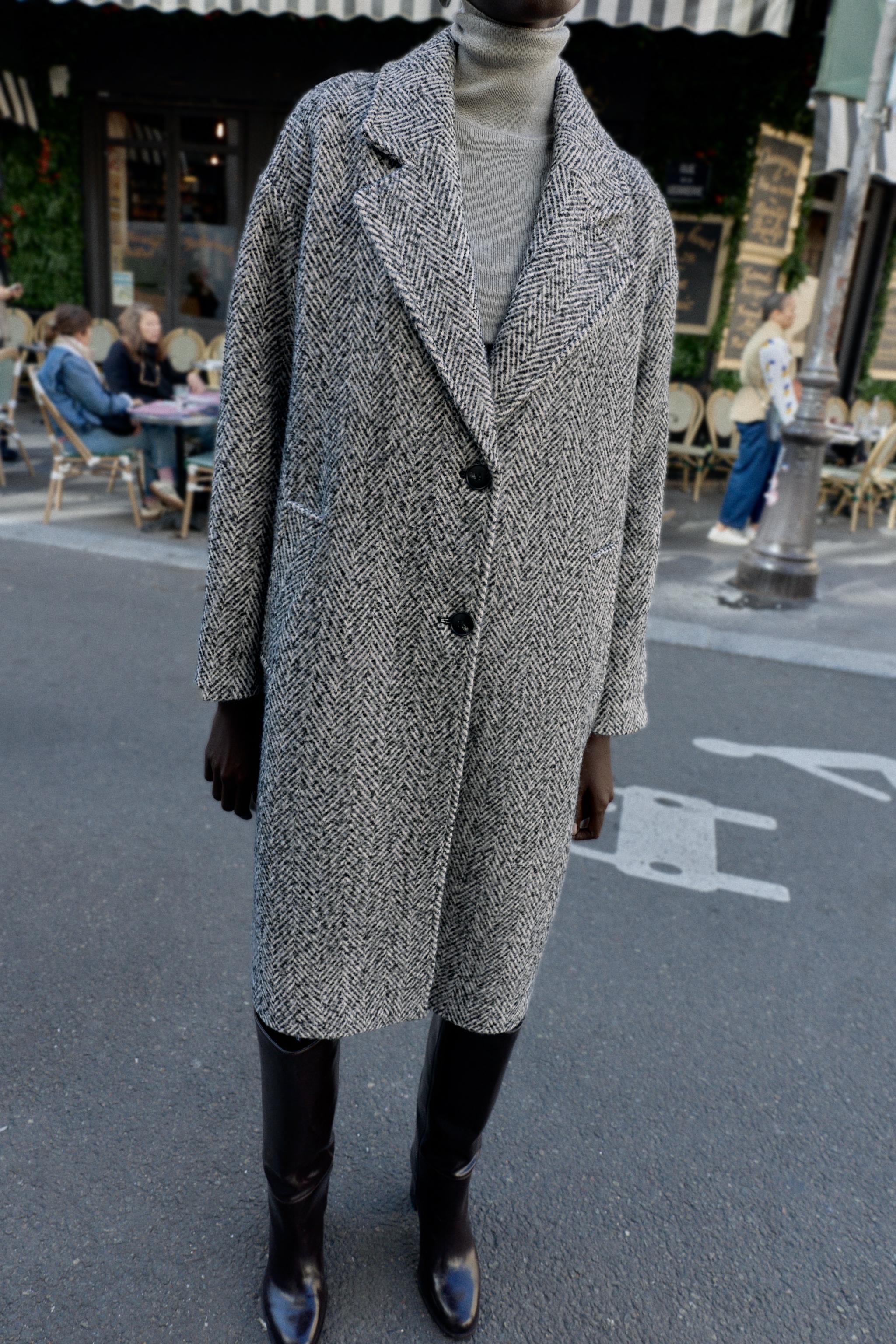 HERRINGBONE COAT