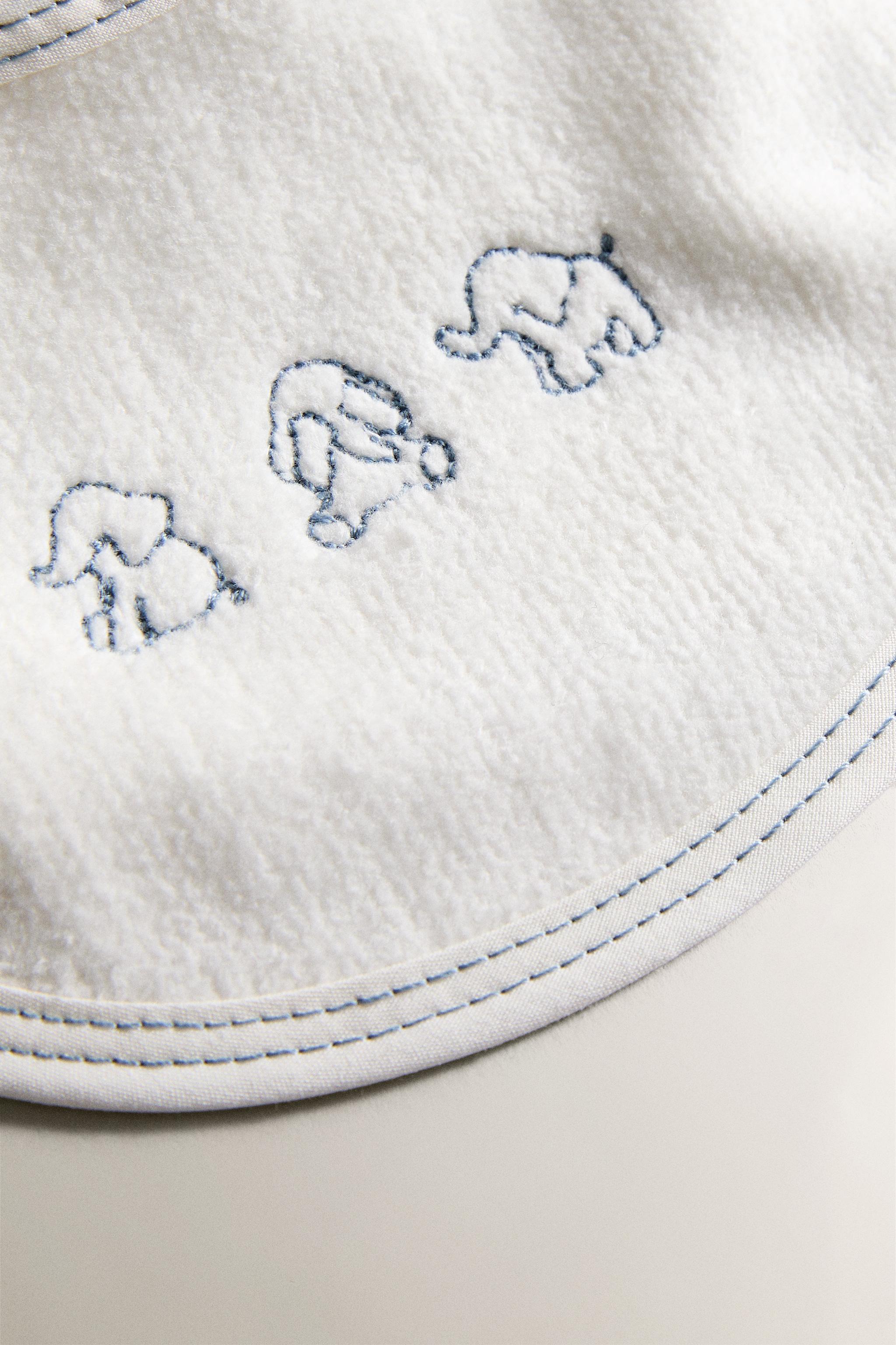BAVOIR ENFANT ÉLÉPHANTS VELOURS