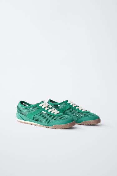 TENNIS EN RÉSILLE - Vert de Zara - Image 1