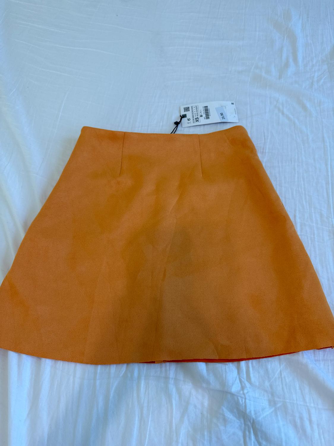 FAUX SUEDE MINI SKIRT - Image 4