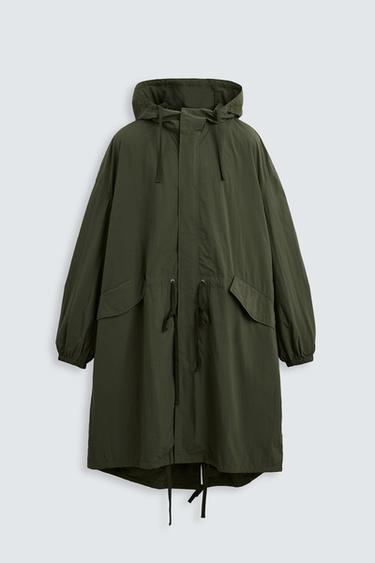 PARKA TÉCNICA OVERSIZE FIT - Khaki de Zara