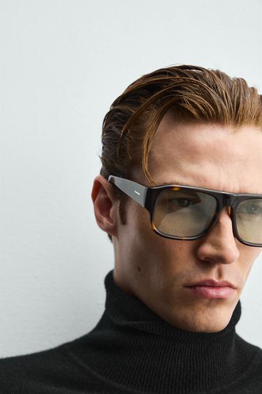 LUNETTES DE SOLEIL CARRÉES - Écaille de Zara - Image 1