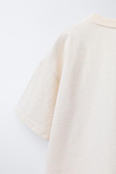 DUCK PRINT T-SHIRT - Mid-ecru by Zara - Image 3