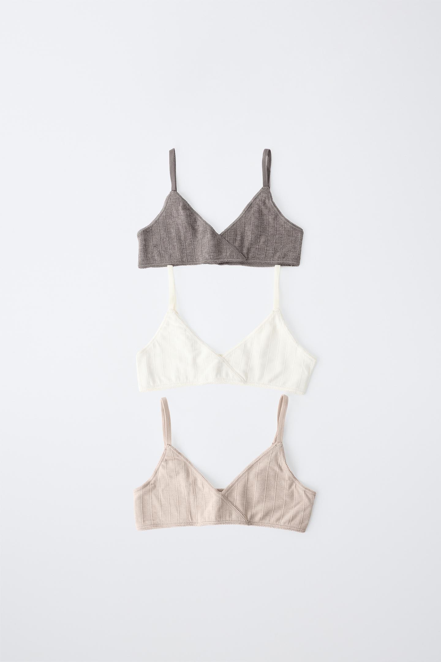 Детские топы Zara Ages 9-14 / Three-Pack OF Camisoles, цвет: Разноцветный