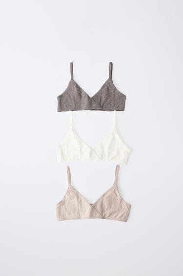 AGES 9-14 / THREE-PACK OF CAMISOLES — Multicolored 1