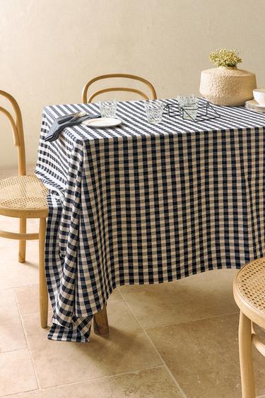 NAPPE CARREAUX VICHY - Bleu de Zara - Image 4
