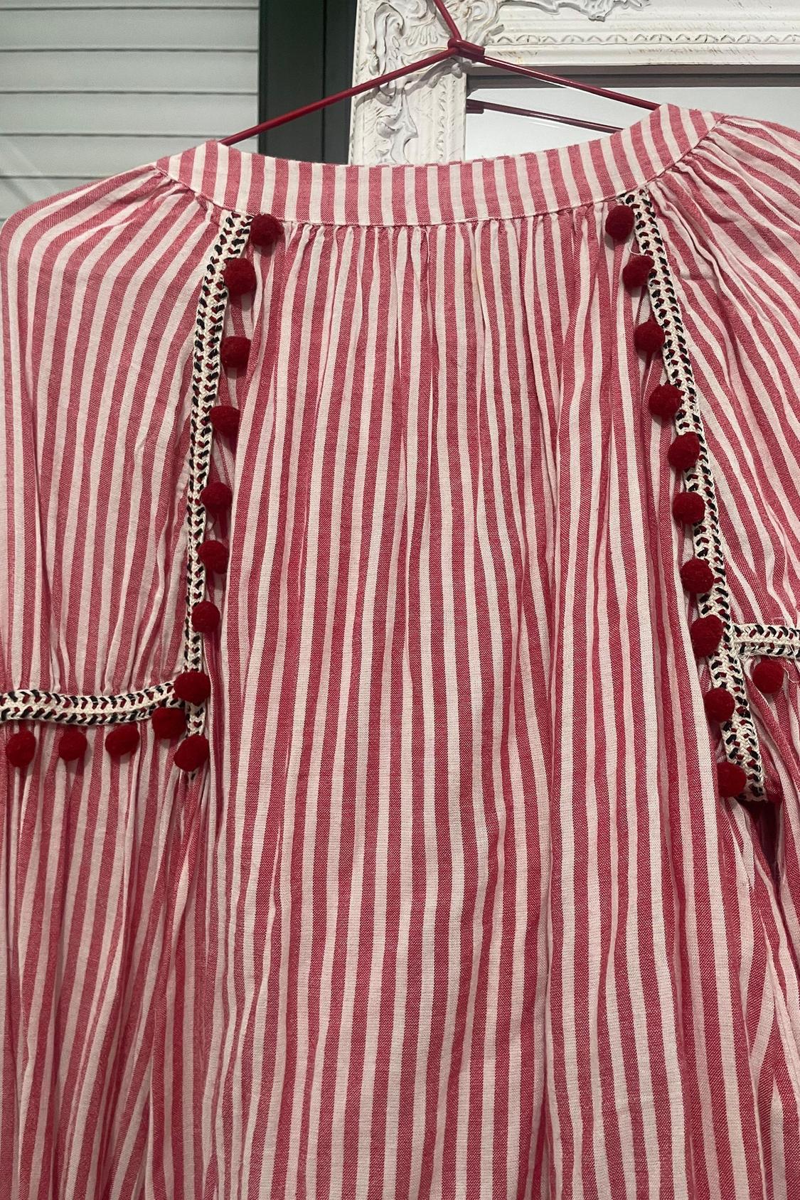 EMBROIDERED TOP WITH CORDS - Image 3