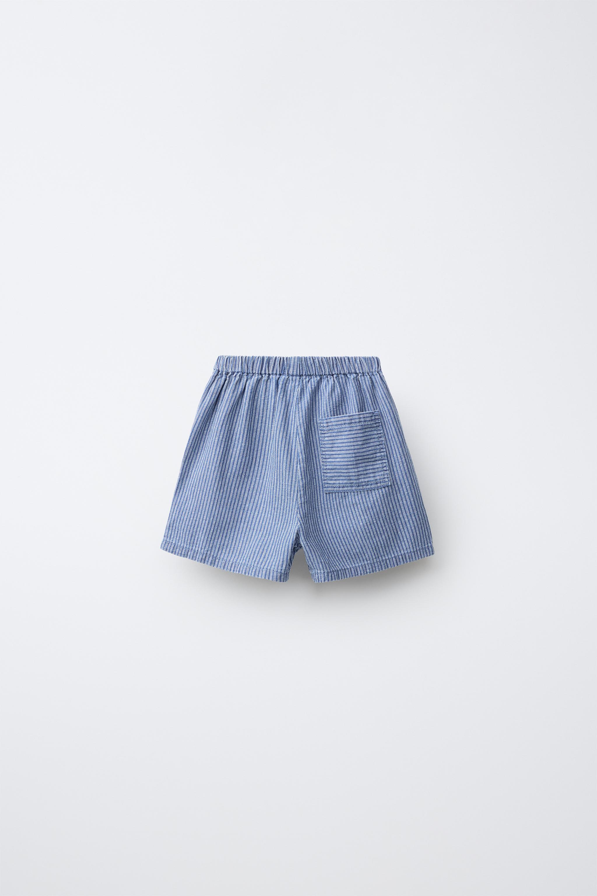 Детские шорты Zara STRIPED SHORTS — фото 3