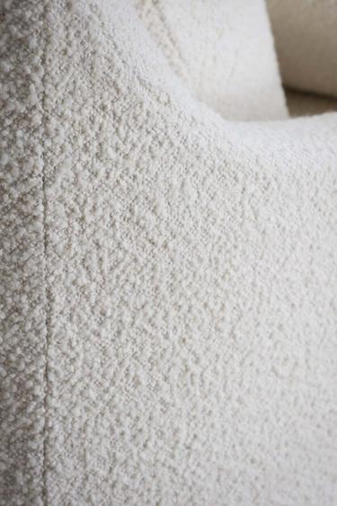 HOUSSE LOVESEAT TISSU BOUCLÉ 01 - Écru de Zara - Image 3