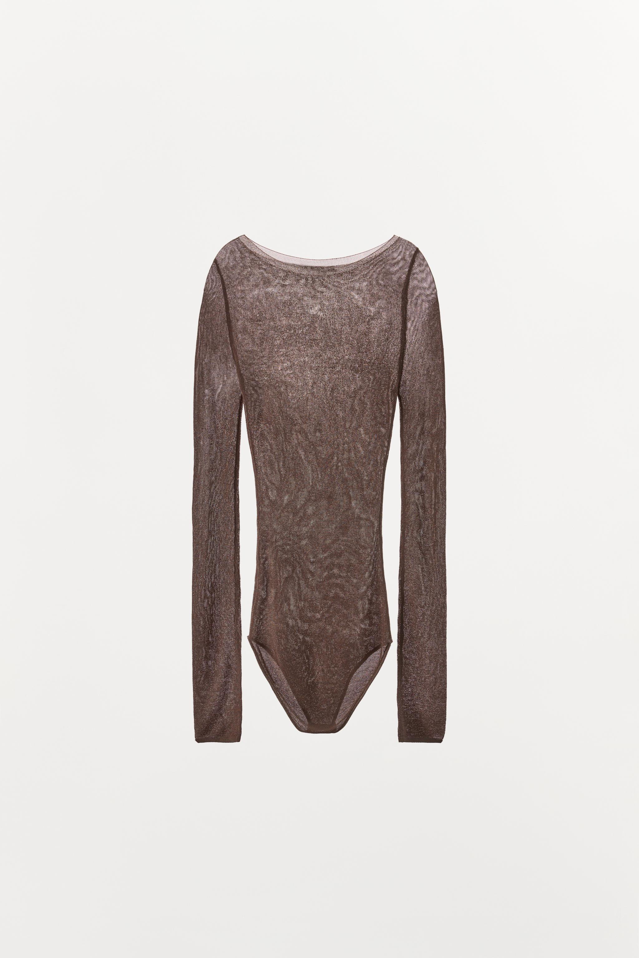 100% VISCOSE KNIT BODYSUIT