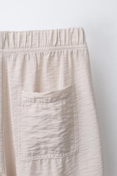 FLOWING TROUSERS - Sand by Zara - Image 3