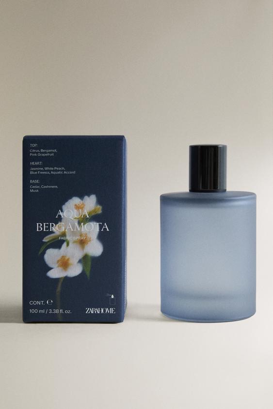 (100 ML) AQUA BERGAMOT FABRIC FRESHENER SPRAY - Pastel green by Zara - Image 0