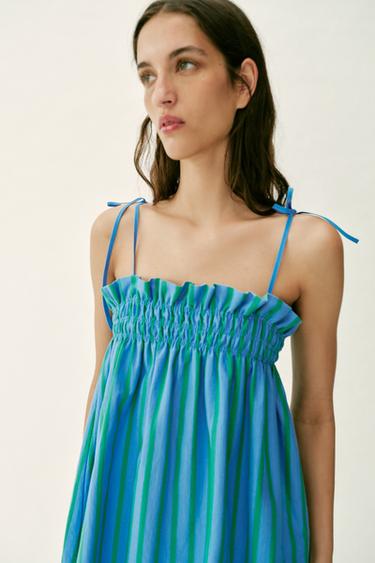 STRIPED PALAZZO TROUSERS - striped by Zara - Image 5