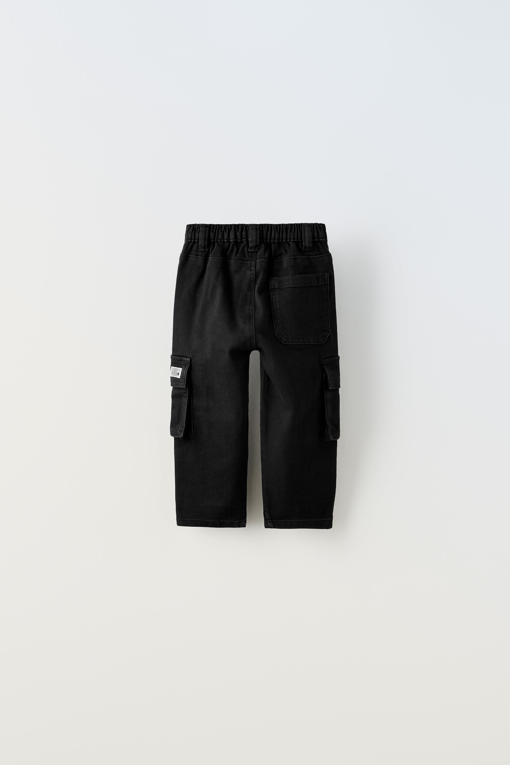 マルチポケット デニムパンツ - ブラック | ZARA Japan / 日本