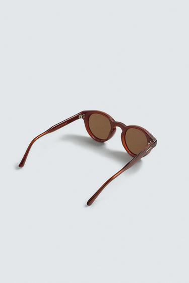 LUNETTES DE SOLEIL RONDES - Caramel de Zara - Image 5