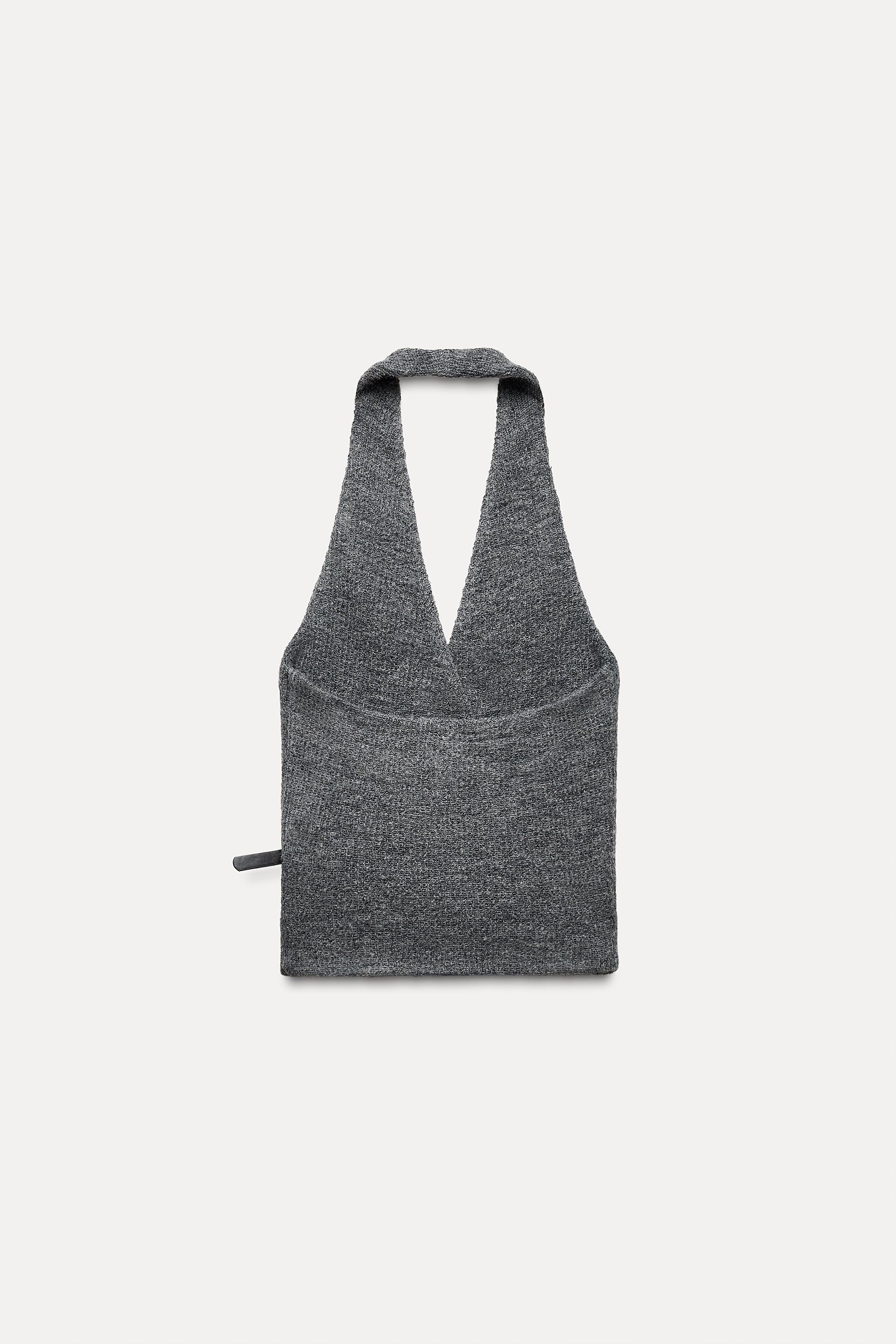 【冬バーゲン★特別送料無料！】 Gray - TOP HALTER BELTED | States United ZARA 応援グッズ