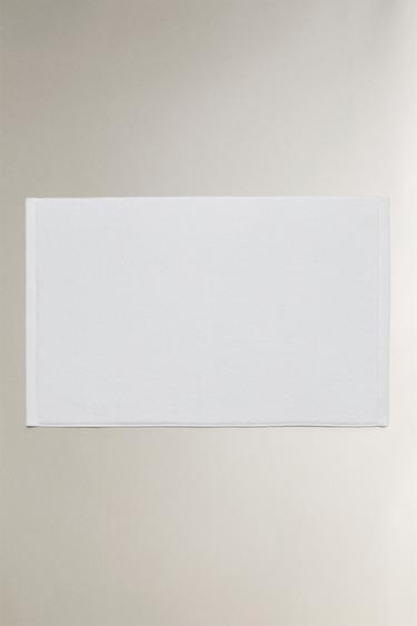 Zara HIGH GSM TERRY BATH MAT - White - Image 0