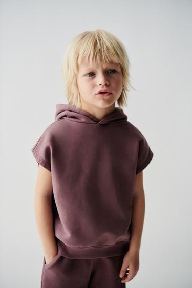 CHALECO CAPUCHA LOGO - Caldero de Zara