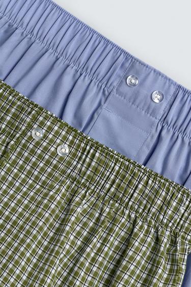 PACK DE 2 BOXERS EN POPELINE COMBINÉE - divers de Zara - Image 2