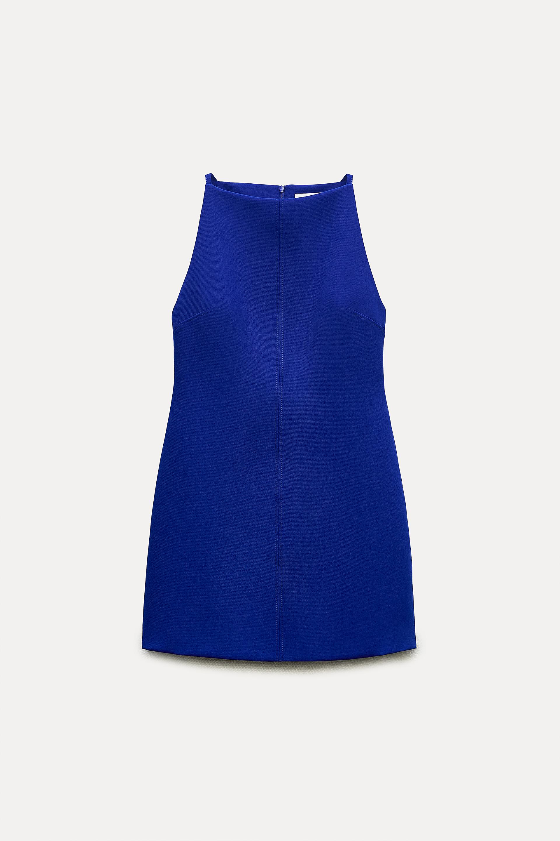 ZW COLLECTION SHORT DRESS - Electric blue