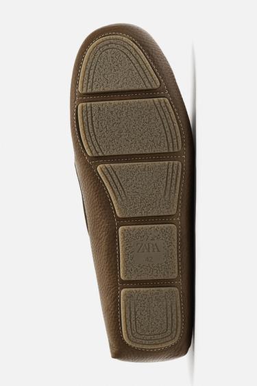 CASUAL LEATHER LOAFERS - Multicoloured by Zara - Image 4