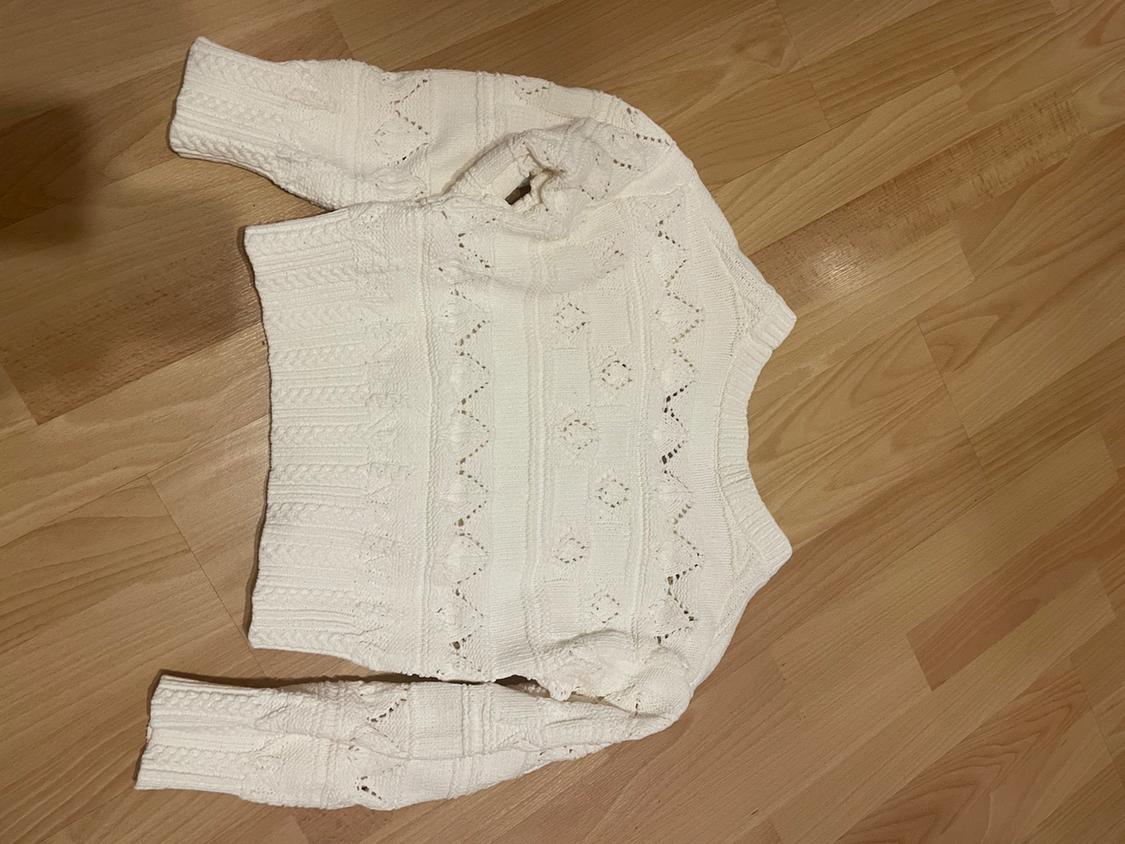 FLORAL CHENILLE KNIT CARDIGAN - Image 2