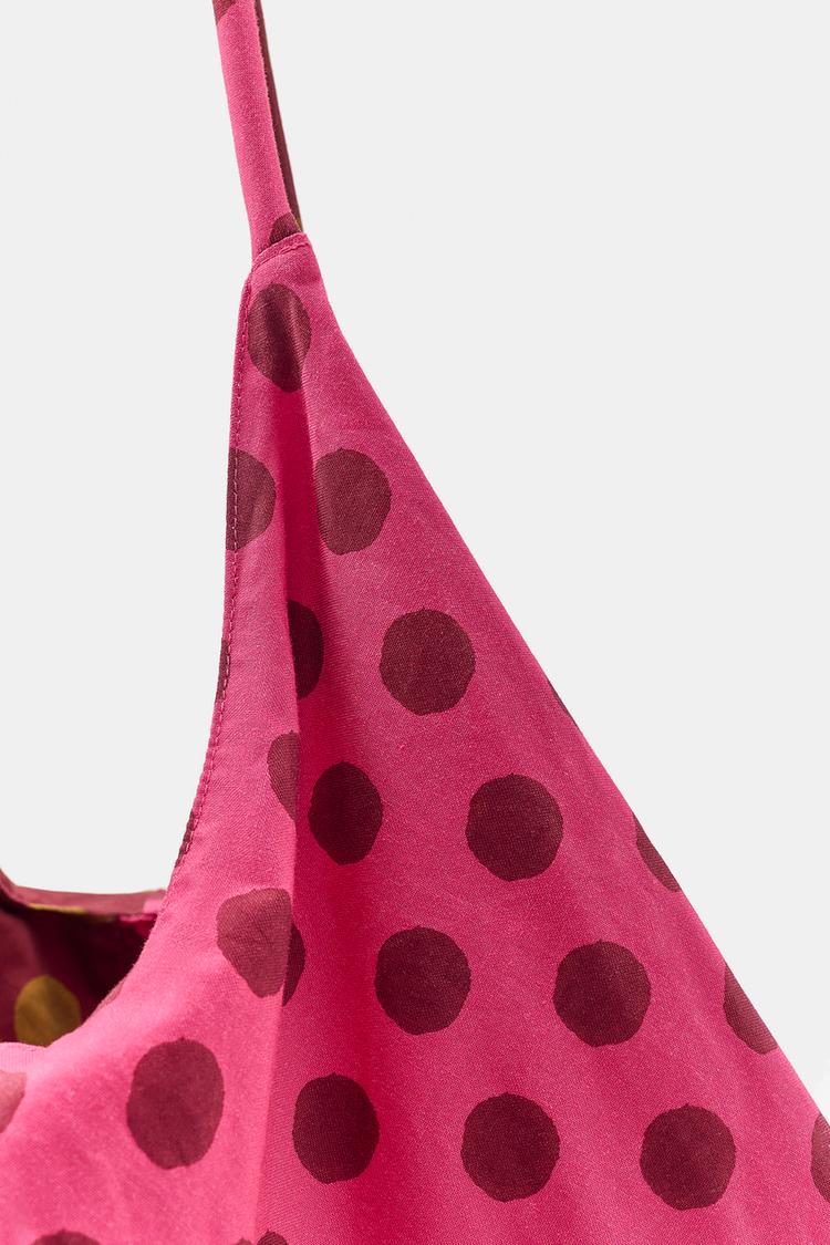 BOLSO MAXI CON ESTAMPADO DE LUNARES 5