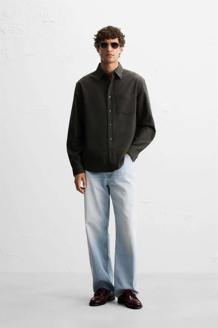 TEXTURED OXFORD SHIRT